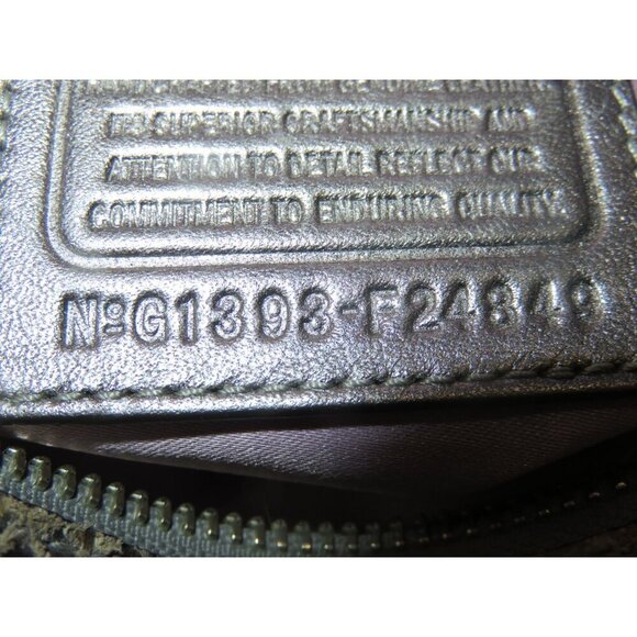 Coach 2018 Campbell Me Iridescent Python Embossed Exotic Leather Crossbody Bag - Picture 7 of 15